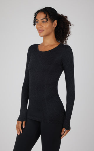 Lurex Seamless Long Sleeve Performance Shirt