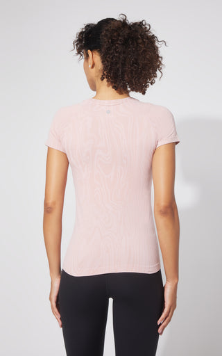 Seamless Kaia Short Sleeve Active Tee - Our Petal Tone Story