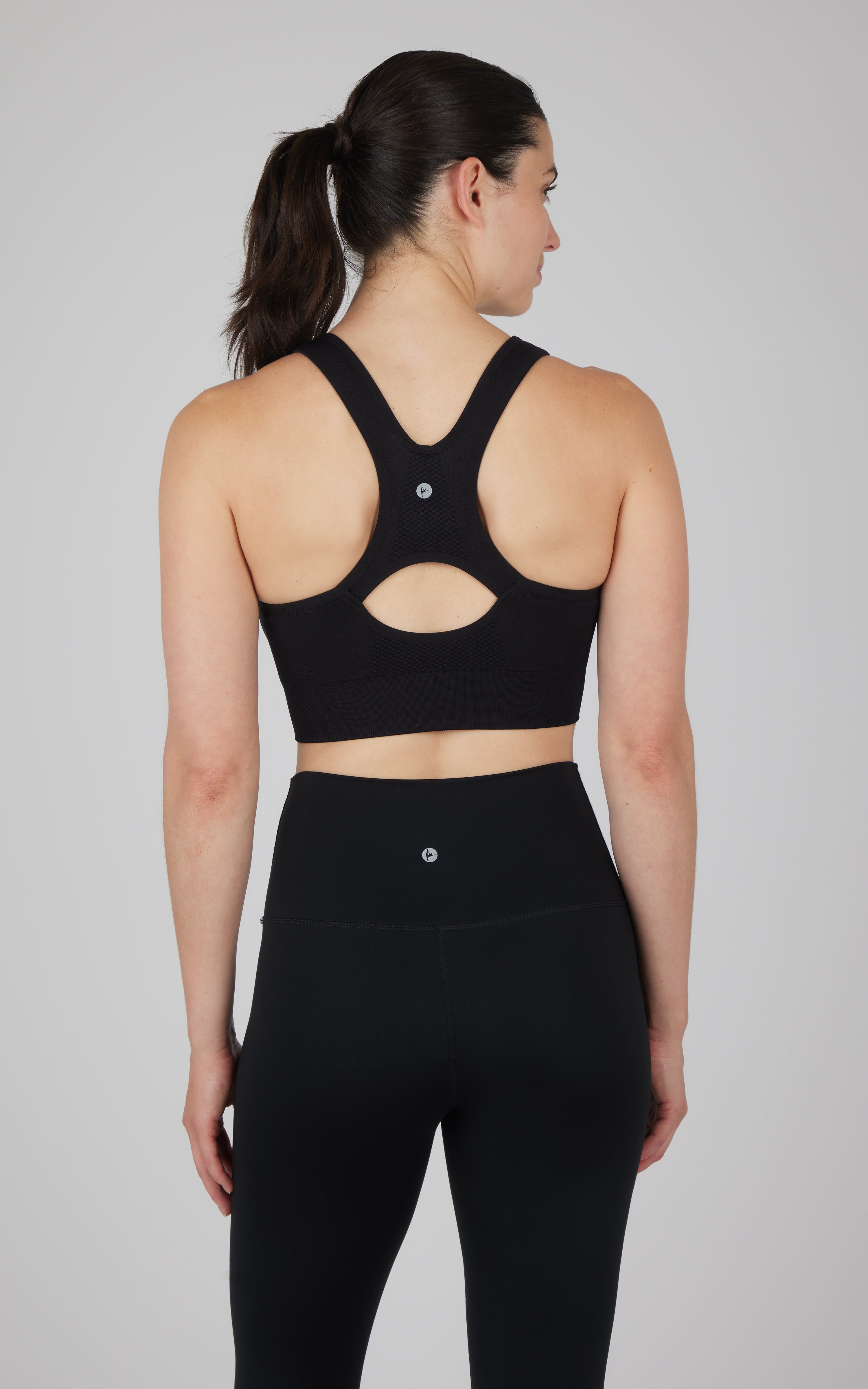 Seamless Front Zip Bra Top