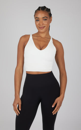 2 PK Stone Wash V-Neck Tank - Pink Power