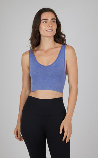 2 PK Stone Wash Bra Tank