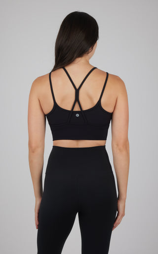 Ribbed Seamless Double Layer Bra