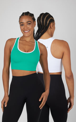 2 PK Seamless Racerback Bra