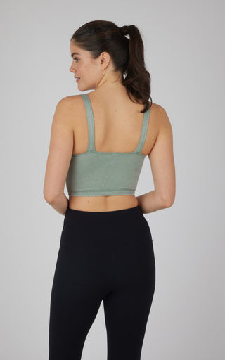 Stonewash 2 PK Scoop Neck Bralette Tank - Our Linen Story