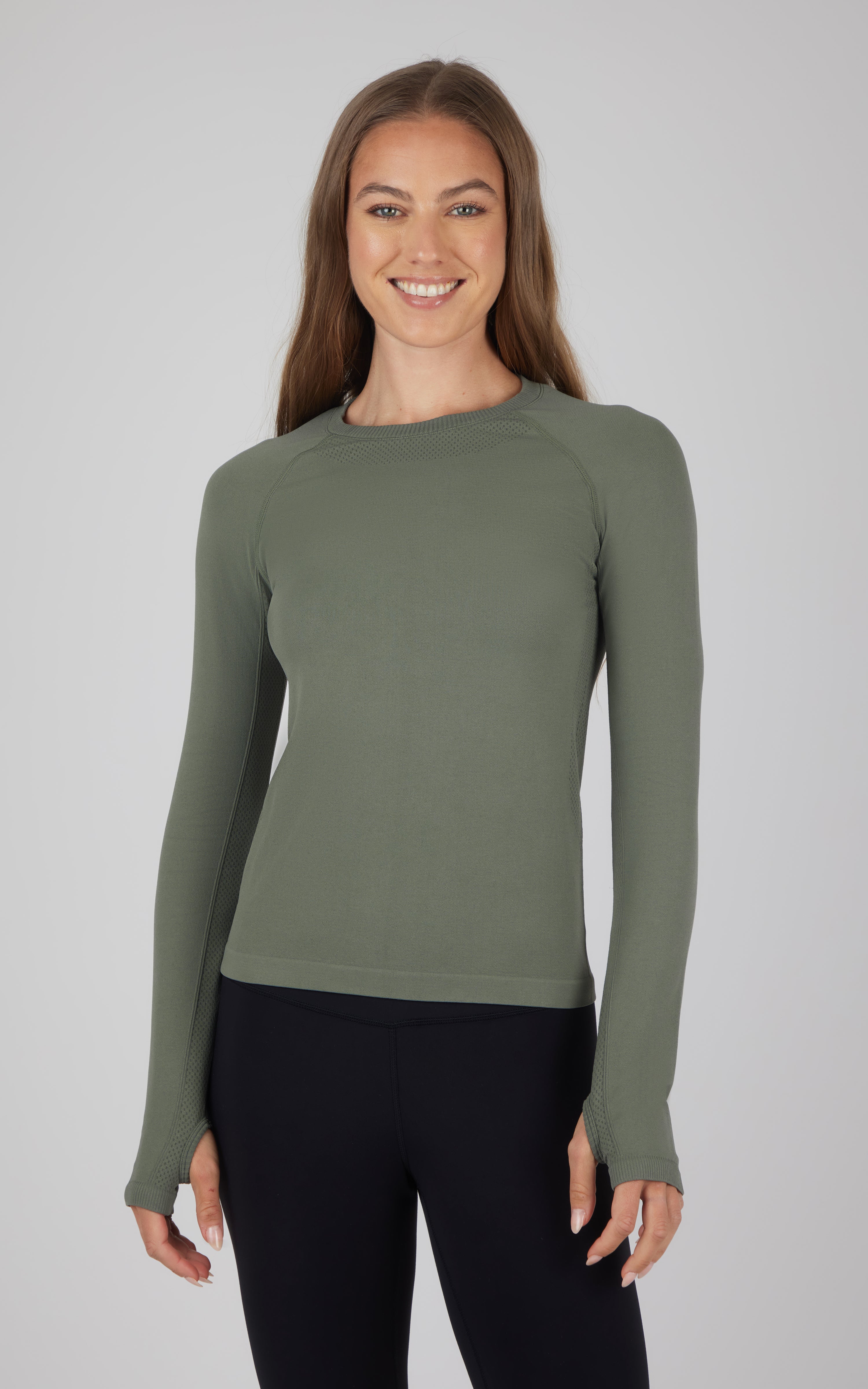 Seamless  Long Sleeve Active Shirt - Our Earthy Story