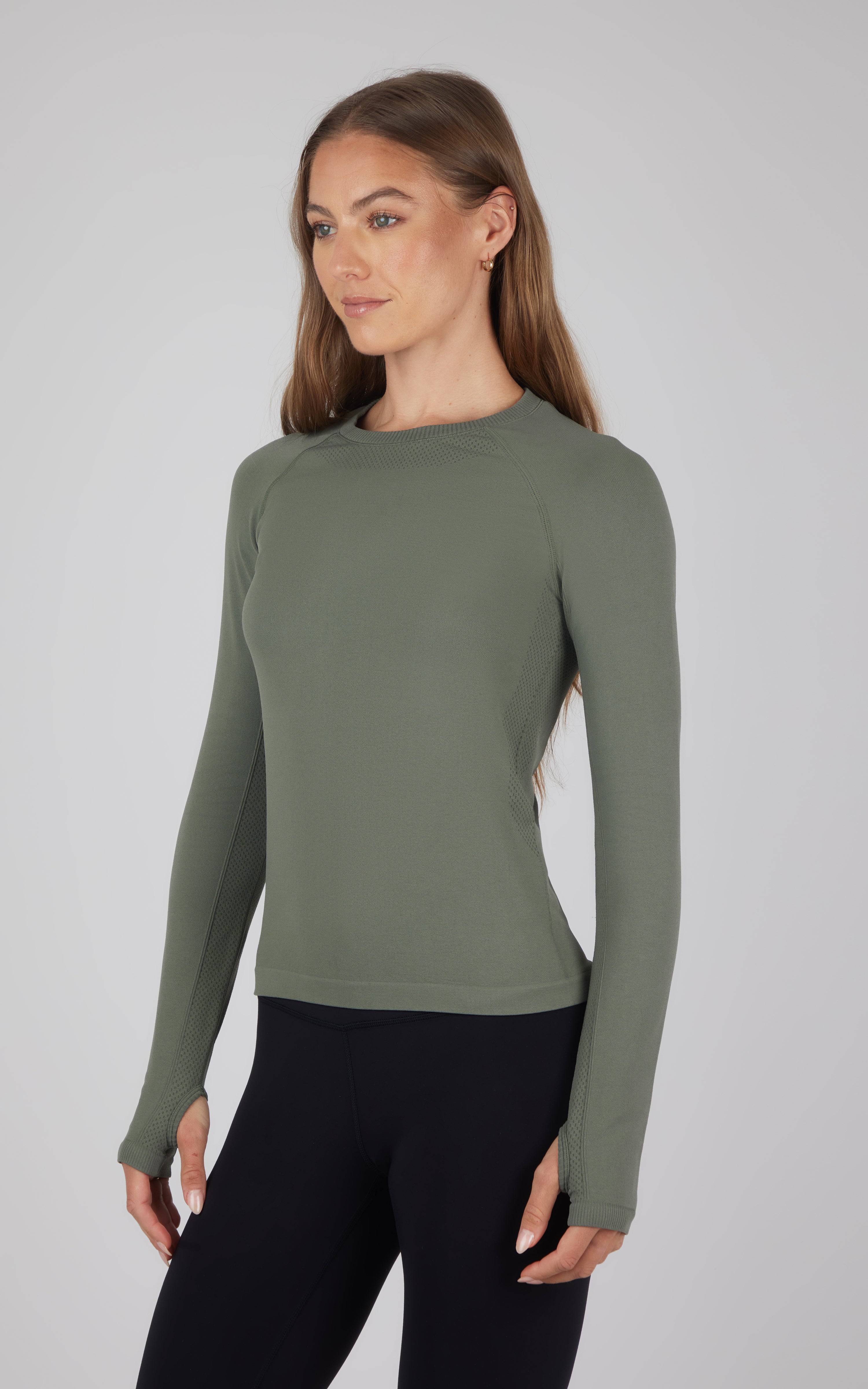 Seamless  Long Sleeve Active Shirt - Our Earthy Story