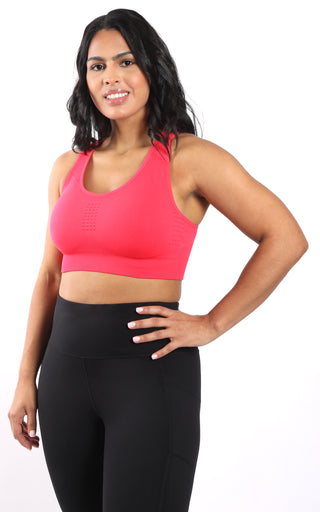 Plus Seamless Racerback Bra