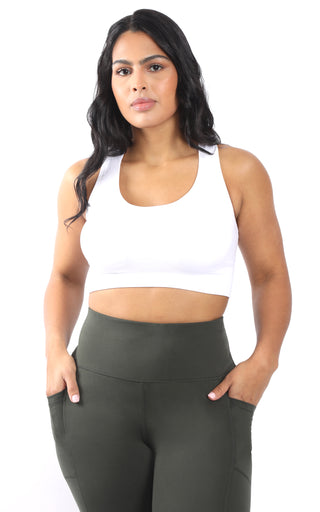 Plus Seamless Racerback Bra