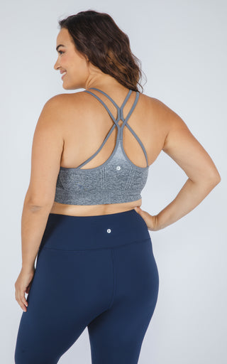 Plus Seamless Cross Back Back Seamless Sports Bra