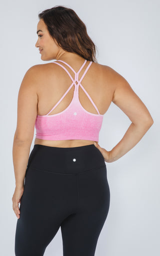 Plus Seamless Cross Back Back Seamless Sports Bra