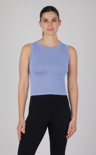 Seamless Slim Fit High Neck Tank