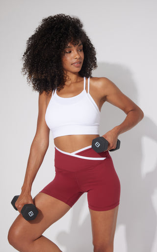 Ribbed Seamless Double Layer Bra