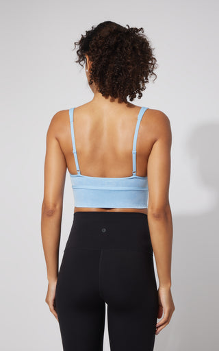2 PK Stonewash Ribbed Seamless Bra