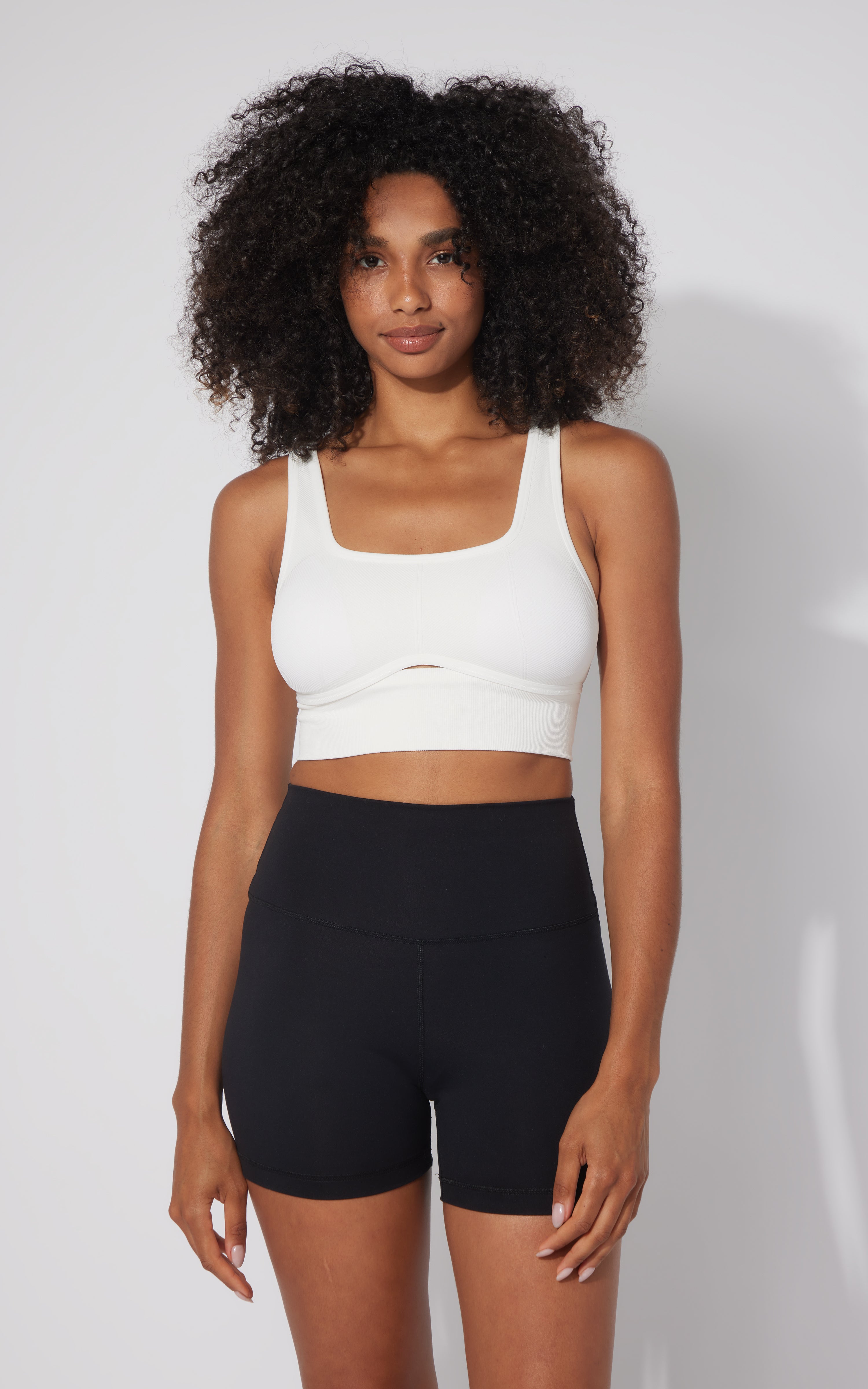 2 PK Stonewash Ribbed Seamless Bra
