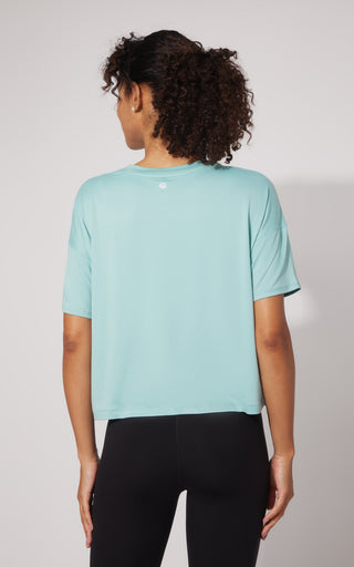 2 Pack Super Soft Deluxe Boxy Cropped Tee