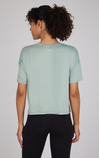 2 Pack Super Soft Deluxe Boxy Cropped Tee