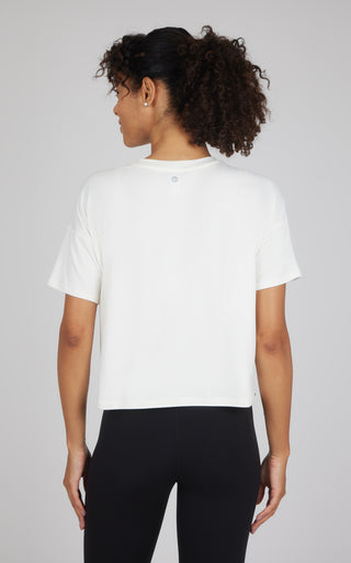 2 Pack Super Soft Deluxe Boxy Cropped Tee