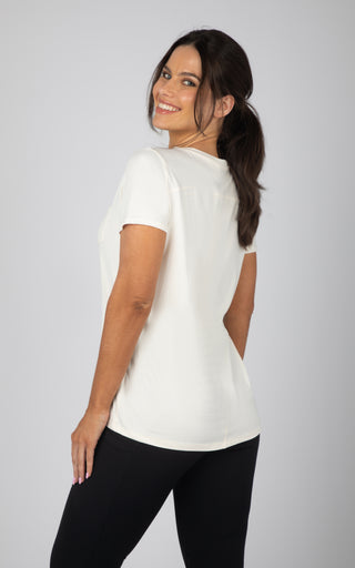 2 Pack Super Soft  V-Neck Short Sleeve Shirt w/ Chest Pocket and  V-Neck Short Sleeve Shirt