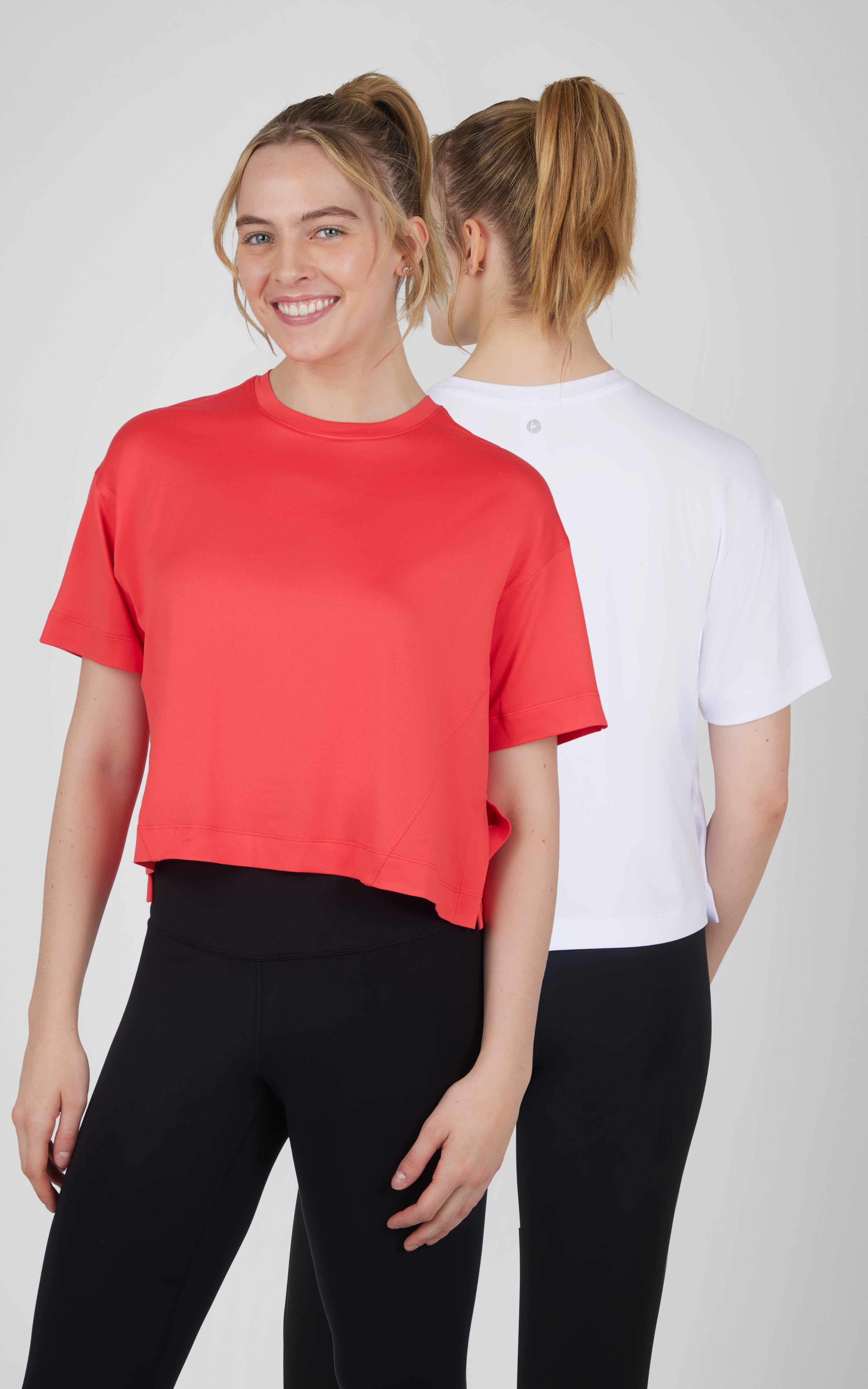 2 PK Boxy Short Sleeve Top