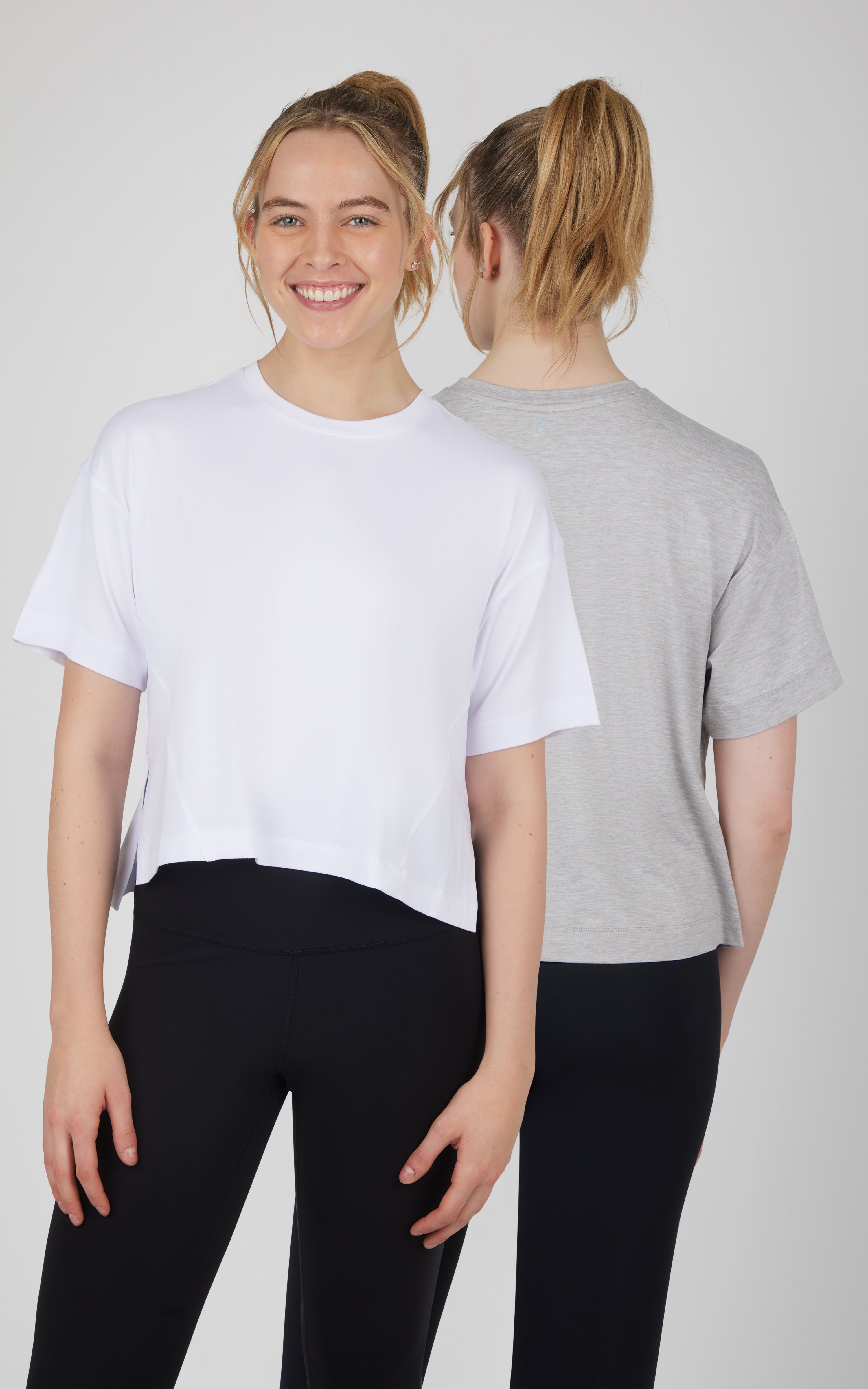 2 PK Boxy Short Sleeve Top