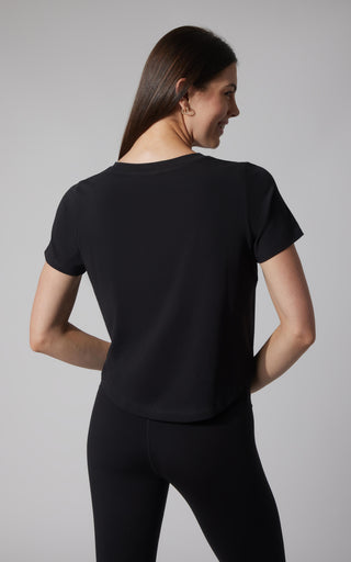 2 PK Airlite Boxy Cropped Short Sleeve Tee