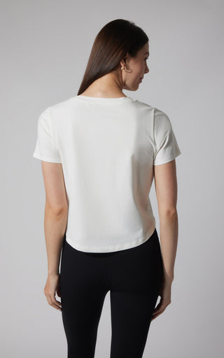 2 PK Airlite Boxy Cropped Short Sleeve Tee