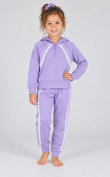 Toddler Girls Softlite Seraphinea Quarter-Zip Hoodie Set - Sand Verbena - 1