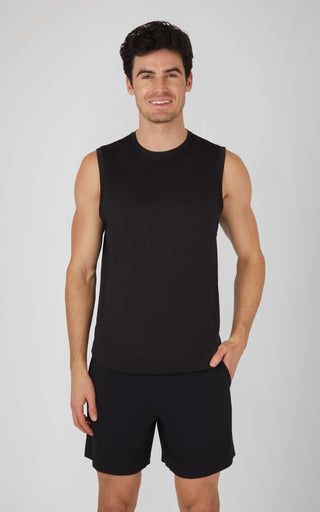 Mens Air Sense Iconic Textured Muscle Tank