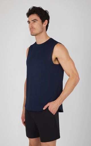 Mens Air Sense Iconic Textured Muscle Tank