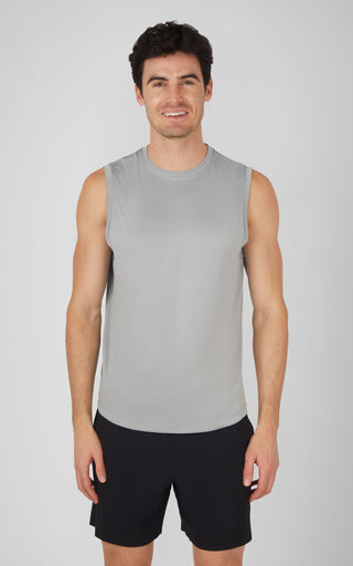 Mens Air Sense Iconic Textured Muscle Tank