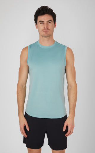 Mens Air Sense Iconic Textured Muscle Tank