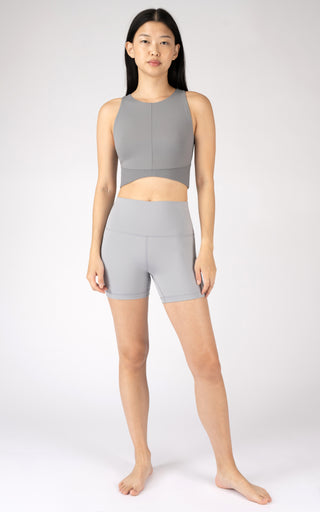 Wonderlink Criss Cross Hybrid Ribbed Bra Top
