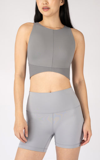 Wonderlink Criss Cross Hybrid Ribbed Bra Top