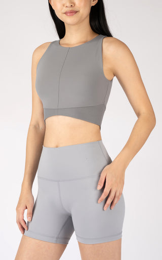 Wonderlink Criss Cross Hybrid Ribbed Bra Top