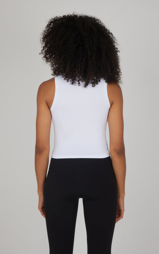 Airlite Cotton Mock Neck Tank
