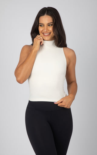 2 Pack Mock Neck Tank Top