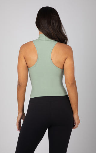 2 Pack Mock Neck Tank Top