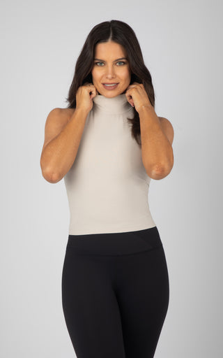 2 Pack Mock Neck Tank Top