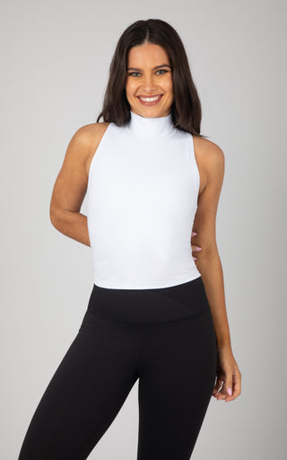 2 Pack Mock Neck Tank Top