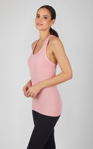 Heavenly Ribbed Longline Racerback Tank