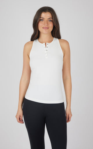 Heavenly Rib Henley Tank