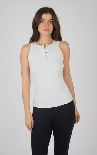 Heavenly Rib Henley Tank
