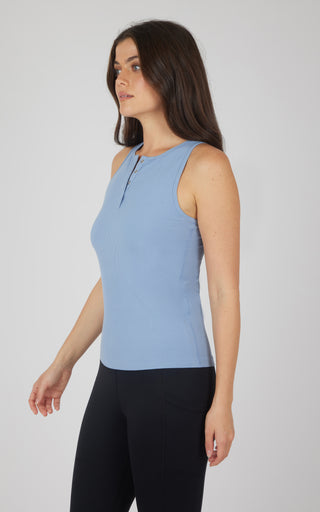 Heavenly Rib Henley Tank