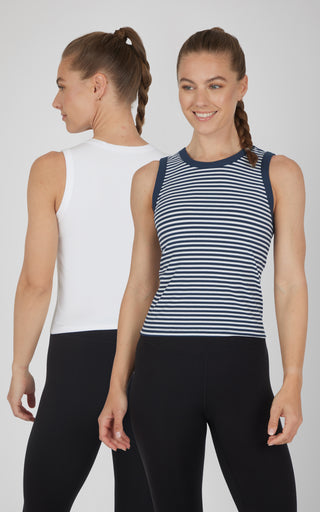 2 PK Ribbed Cambria Tank