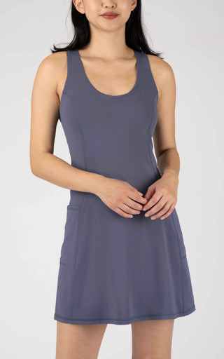 Airlux Courtside Utility Dress with Inner Shorts and Bra Cup