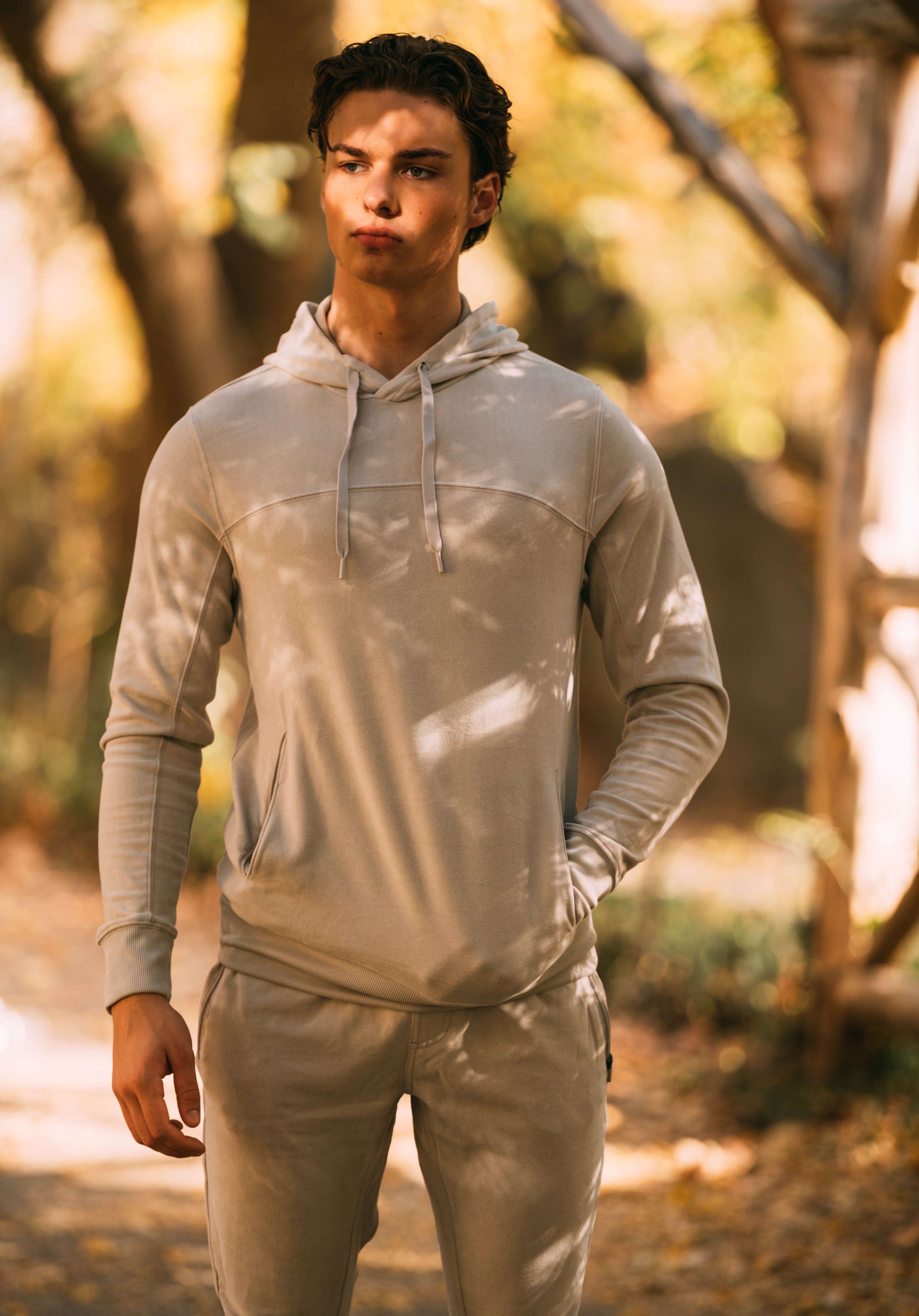 Mens Ultra Melange Fleece Hoodie