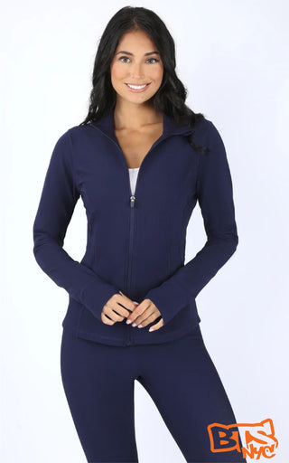 Interlink Ribbed Princess Seam Performance Jacket - Beat the Streets