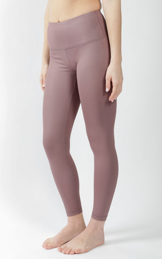 Interlink Faux Leather High Waist Cire Ankle Legging