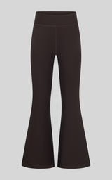 2 PK Girls Ribbed Flare - Chocolate Torte/Black - 1