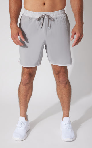 Mens Woven Run The City 7" Short